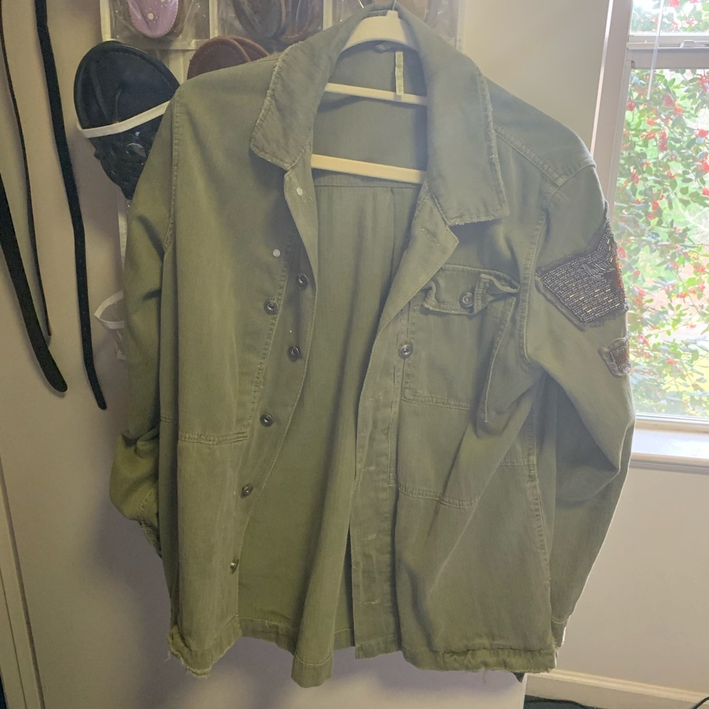 Free people military jacket
